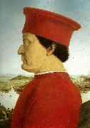 Piero della Francesca portrait of federico da montefeltro oil painting